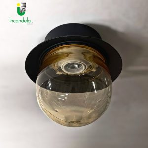 10301 Plafoniera ambra di Ismos da esterno IP44