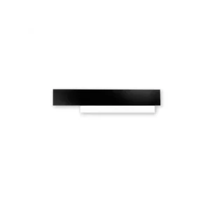 DOHA AG Applique alluminio nero e metacrilato Gea Luce 25W 3000k