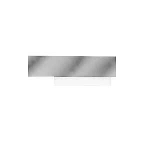 DOHA AP Applique alluminio colore acciaio e metacrilato Gea Luce 15W 3000K