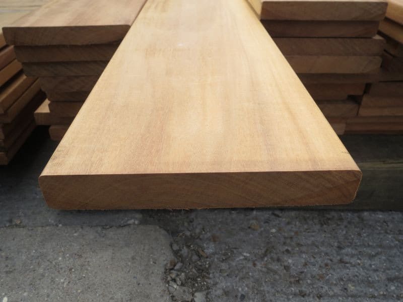 Parquet Garapa Decking Legno per Esterni Massello Chiaro Pregiato Resistente - immagine 7