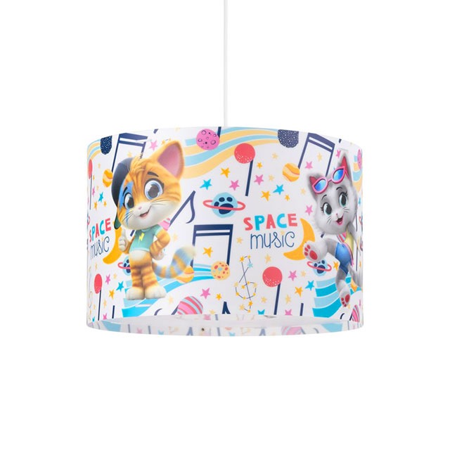 MIAOLIGHT Sospensione Space Music ø 45 cm – Snapcat - immagine 2