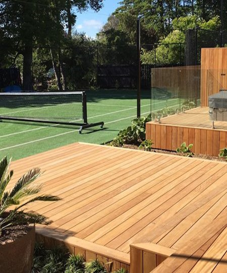 Parquet Garapa Decking Legno per Esterni Massello Chiaro Pregiato Resistente - immagine 3