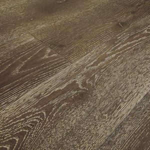 Parquet Rovere Decapato Marrone Maxiplancia Spazzolato Moderno per Interni Prefinito