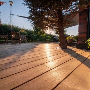 Parquet Teak Decking Legno per Esterni Moderno Brasiliano Massello Pregiato